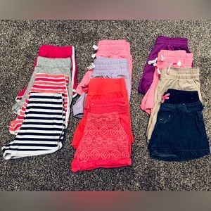 Girls Size 5/6 Lot of Shorts & Tank Tops - Various Brands